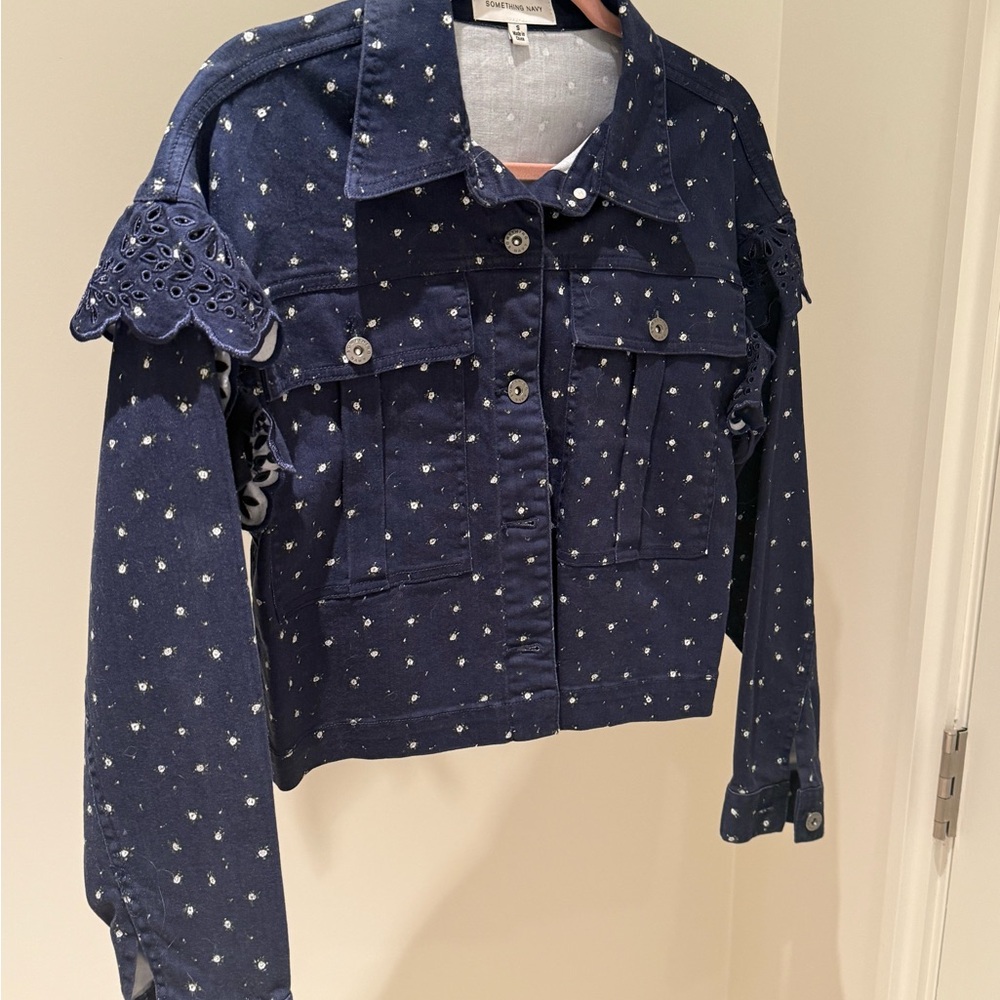 Navy Blue Jean Jacket